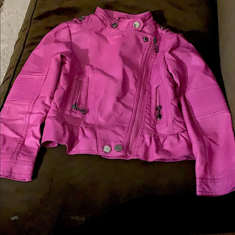 Urban Republic girls faux leather biker jacket